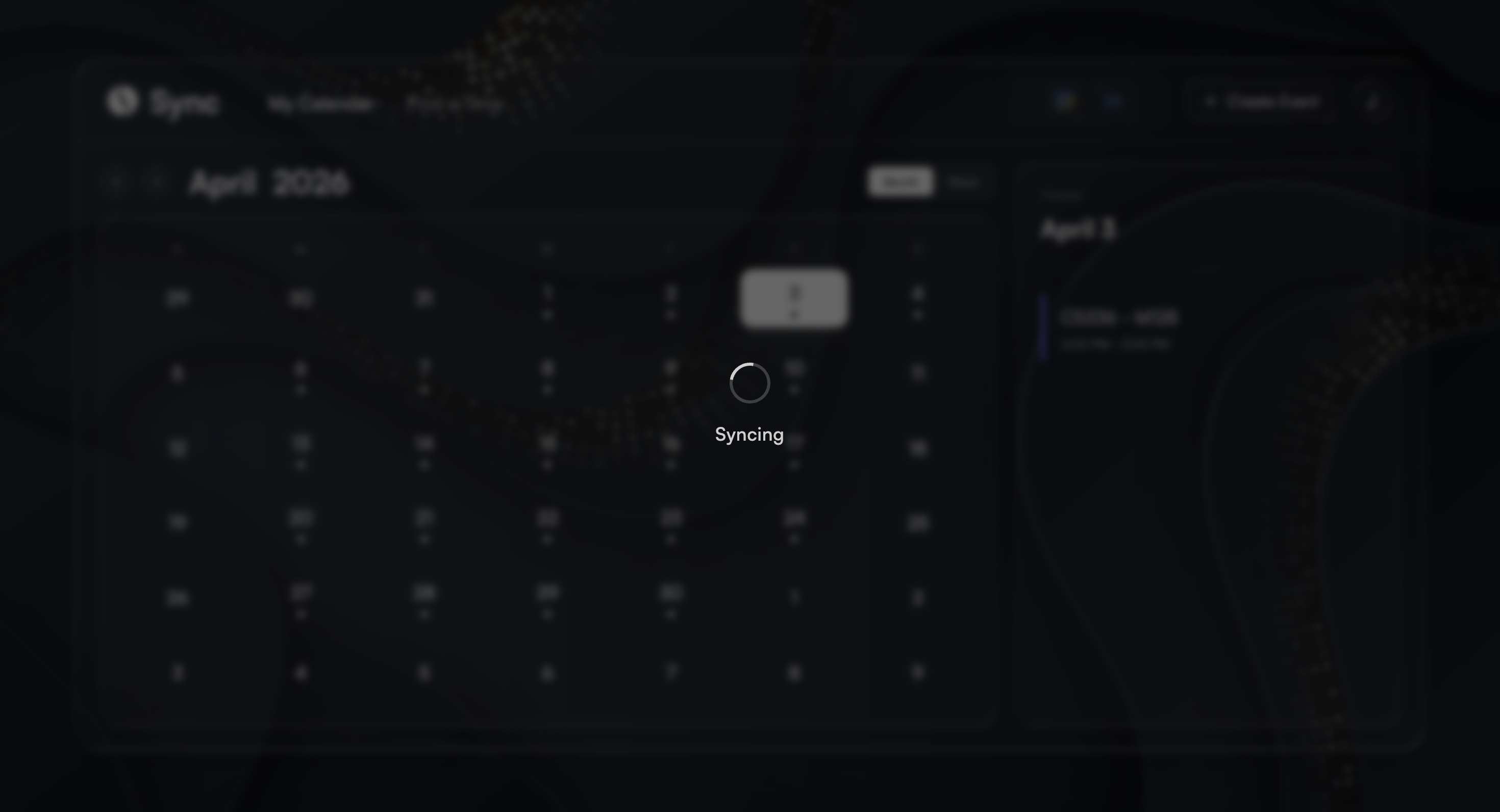 Calendar syncing with Google Calendar